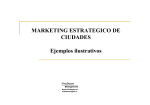 MARKETING ESTRATEGICO DE CIUDADES Ejemplos ilustrativos