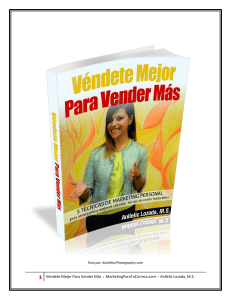 Vendete Mejor Para Vender Mas