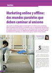 Marketing online y offl ine: dos mundos paralelos