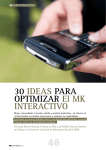 30 IDEAS PARA OPTIMIZAR El MK INTERACTIVO