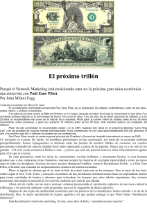 El próximo trillón, Paul Zane Pilsen