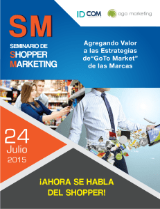 folleto seminario shopper marketing