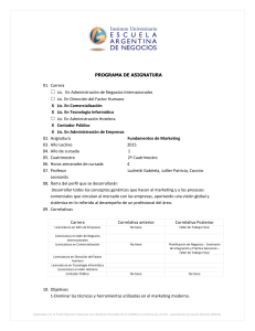 Programa Fundamentos de Marketing