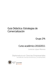 Estrategias de Comercialización