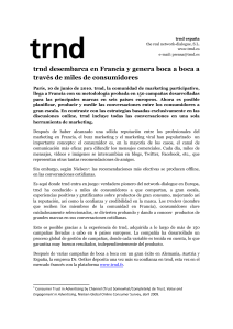 trnd desembarca en Francia y genera boca a boca a