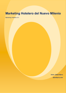 Marketing Hotelero del Nuevo Milenio