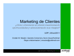 Presentación "Marketing de Clientes"