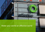 Make your world an effective world - effective