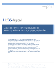 La guía de planificación del presupuesto de marketing online de