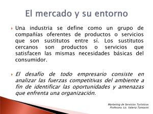 marketing de servicios turisticos – el mercado y su entorno