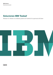 Soluciones IBM Tealeaf