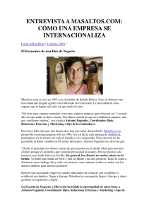 entrevista a masaltos.com: cómo una empresa se internacionaliza