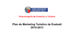 Plan de Marketing Turístico de Euskadi 2010-2013