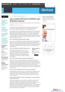 Los 5 mitos del buen vendedor que deberías conocer