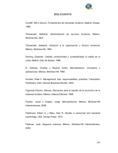 BIBLIOGRAFÍA - UVGCANCUN