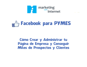 Facebook para PYMES - Marketing con Internet