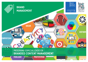 branded content management - Madrid School of Marketing