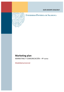 Marketing plan