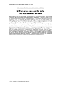 El Colegio se presenta ante los estudiantes de ITM
