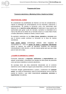 Curso Comercio electronico