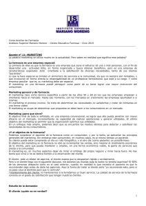 Curso Auxiliar de Farmacia Instituto Superior