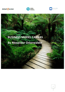 BUSINESS MODEL CANVAS By Alexander Osterwalder