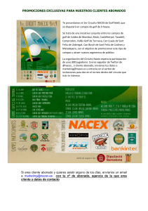 PROMOCIONES EXCLUSIVAS PARA NUESTROS CLIENTES