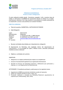 Programa de Pr&aacute;cticas y Estudios 2017 T&Eacute;RMINOS DE