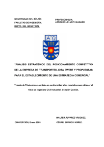 análisis estratégico del posicionamiento competitivo