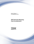 IBM Distributed Marketing 9.1.2 Guía de actualización