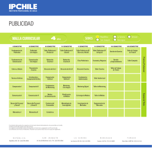 malla completa ipchile - Instituto Profesional de Chile