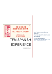 tfm spanish experience