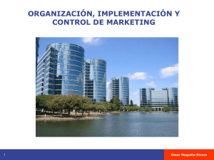 organización, implementación y control de marketing