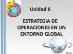 Estrategia de Operaciones en un Entorno Global