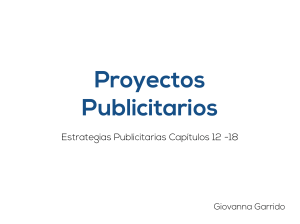 Estrategias Proyectos Publicitarios