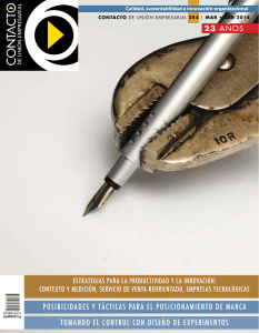 Contacto 254 - Revista Contacto de Unión Empresarial