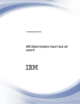 IBM Digital Analytics Export Guía del usuario