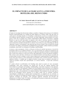 El impacto de las marcas en la industria hotelera de UK