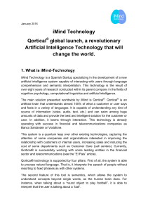 iMind Technology Qortical global launch, a revolutionary Artificial