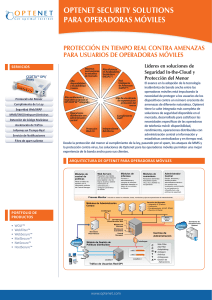 Hoja de Producto - Allot-Optenet Security Solutions