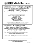 Grupo de Apoyo en Inglés y Español - NAMI Mid