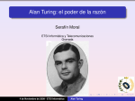 Alan Turing - ETS de Ingenierías Informática y de Telecomunicación