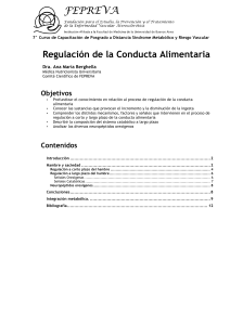 Regulación de la Conducta Alimentaria