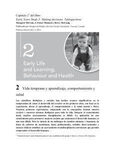 2 Vida temprana y aprendizaje, comportamiento y salud