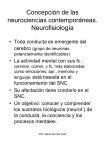 Concepción de las neurociencias contemporáneas. Neurofisiología