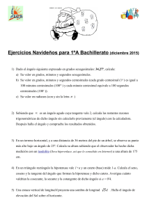 Ejercicios Navideños para 1ºA Bachillerato (diciembre 2015)