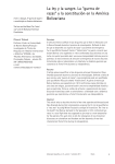 La ley y la sangre. La “guerra de razas” y la constitución
