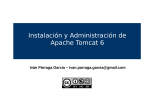 Instalación y Administracióln de Apache Tomcat 6