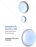 Ejemplos de Servlet y JSP
