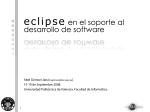 eclipse en el soporte al desarrollo de software